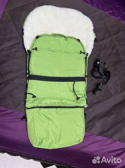 Зимний конверт в коляску leokid