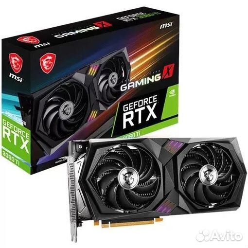 Видеокарта MSI nvidia GeForce RTX 3060 Ti Gaming X