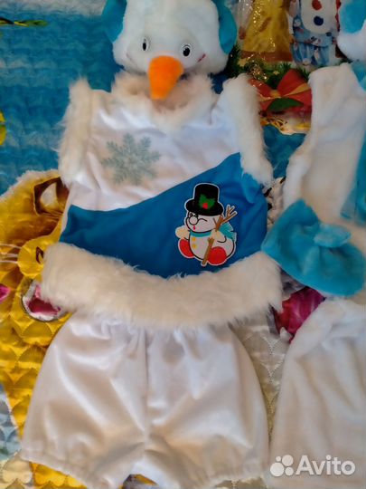 Прокат костюмы снеговика5-7 лет