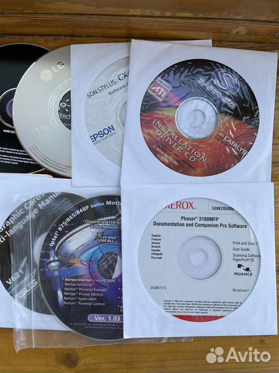 CD диски с драйверами