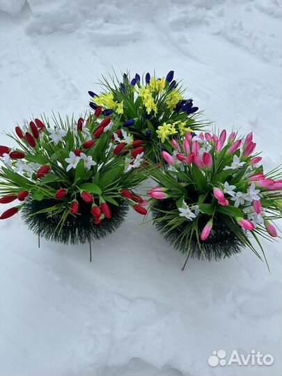 Исскуственные цветы, композиции