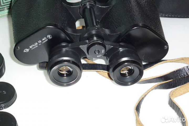 Советский Бинокль бпц2 12х40 1981г. СССР Коробка