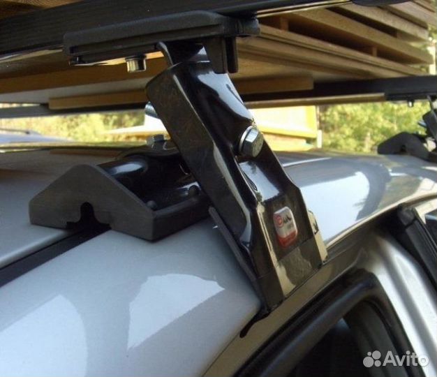 Багажник на крышу Skoda Rapid сталь универсальный
