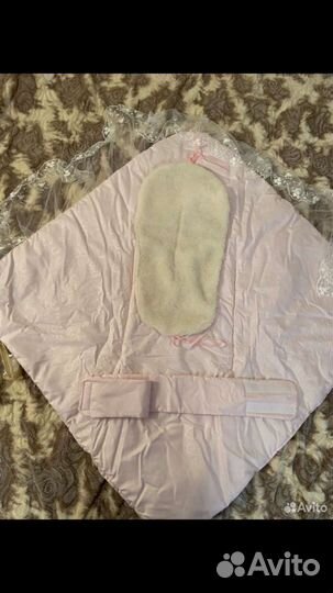 Конверт на выписку для девочки весна-лето