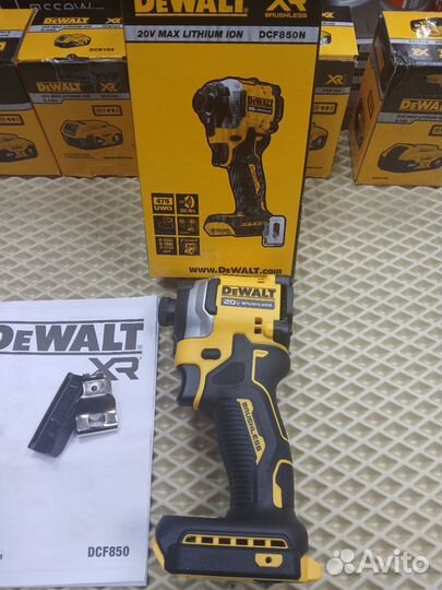 Бесщёточный импульсный шуруповерт Dewalt DCF850N