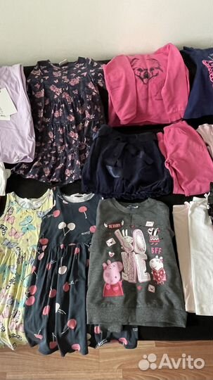 Пакет вещей на девочку от 110-128
