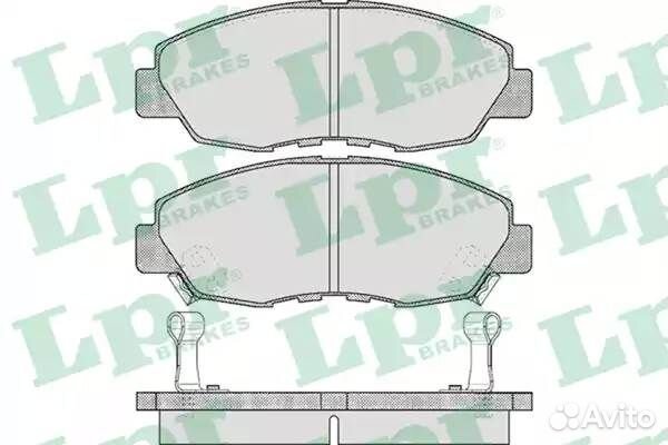 Колодки тормозные honda accord 2.0-2.2 90-93 перед