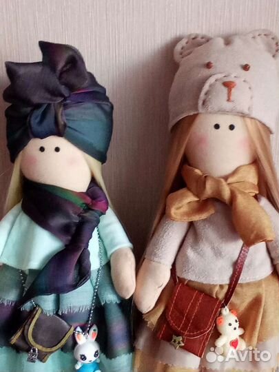 Кукла интерьерная текстильная