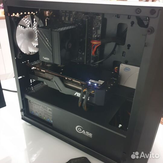 Новый Pc i5 12400f msi h610 asus5700xt ram 32 gb