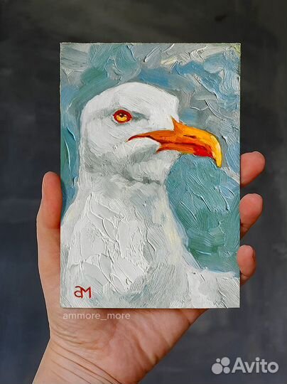 Картина маслом «Портрет Чайки»