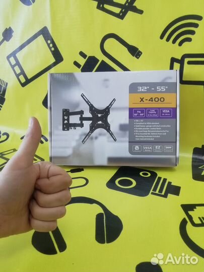 Кронштейн для тв поворотный 32-55