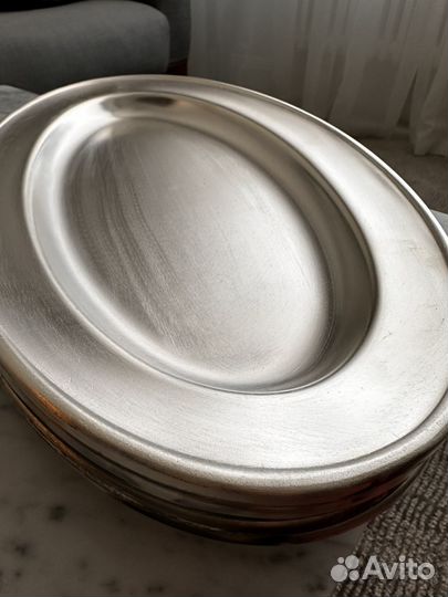 Новые блюдо 44 см кольчугино мельхиор
