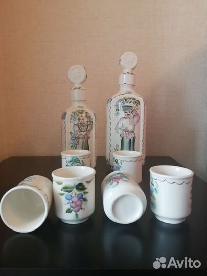 Набор керамика штоф стопки