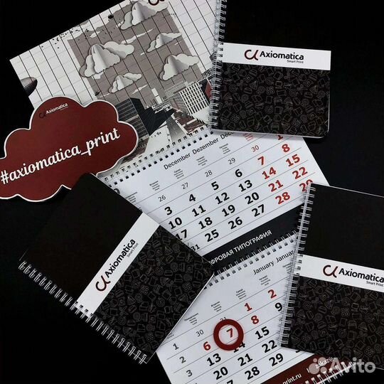 Печать блокнотов и календарей на пружине