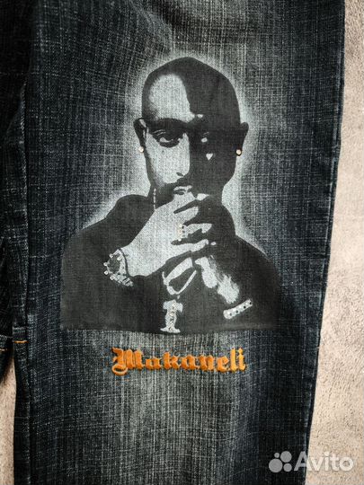 Реп джинсы Makaveli из 00-х