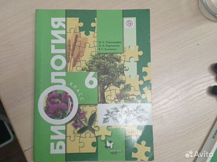 Учебник биология 6 класс