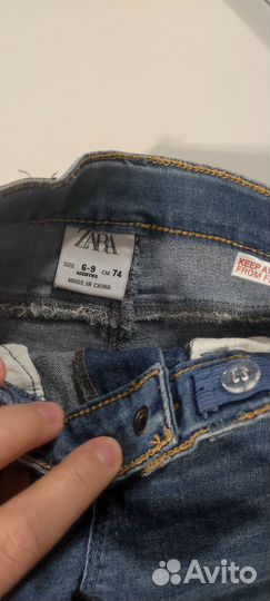 Джинсы zara для девочки