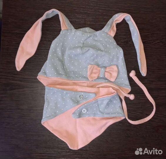 Шапка и снуд для девочки на 1-2 года