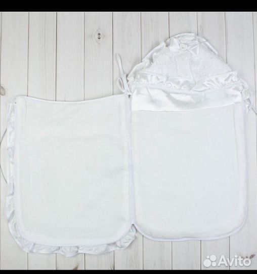 Летний конверт на выписку и в коляску