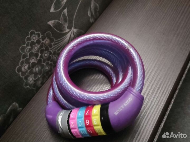 Замок троссовый кодовый для велосипеда Roxy Kids