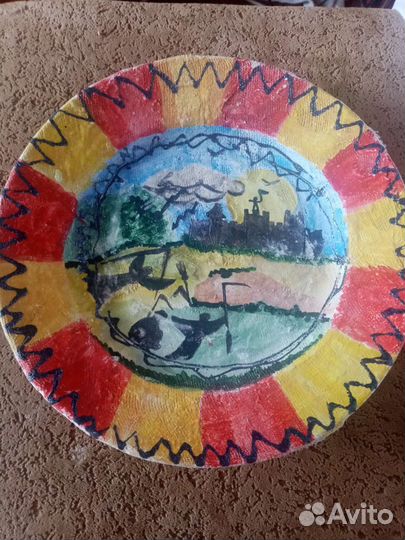 Настенные декоративные тарелки-картины