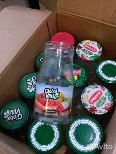 Банки стеклянные с крышкой