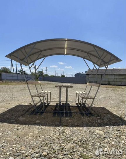 Беседка из поликарбоната