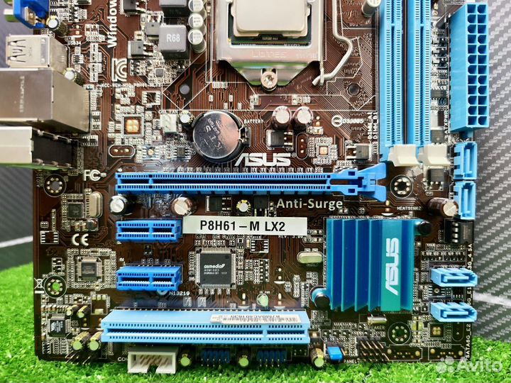 Материнская плата Lga 1155 Asus P8H61-M LX2 rev. 3