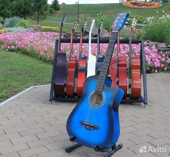 Новые гитары Fabio, Belucci, чехол, тюнер