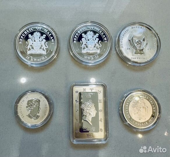 Монеты серебряные сбербанк унция
