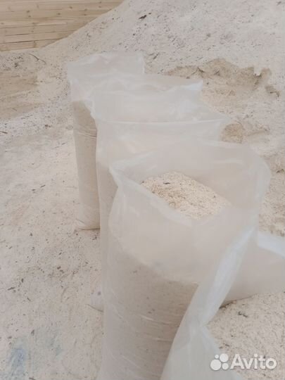 Опилки в мешках,естественной влажности