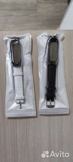 Кожаные ремешки для Mi Smart Band 4