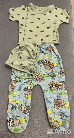 Детские вещи пакетом от 0 до 3