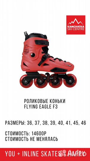 Роликовые коньки Flying Eagle F3