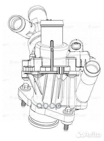 Термостат Mb W205/W216 Luzar Lt 15274 LT15274 L