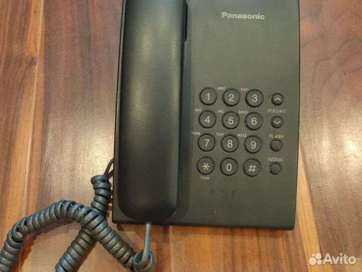 Проводной телефон кнопочный Panasonic