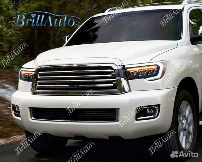 Фары Toyota Tundra 07-13 Sequoia 08-17 светодиодн