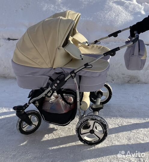 Коляска для двойни mikado 3 в 1