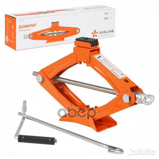 Домкрат ромбический 1т в сумке (MIN - 105мм/MAX