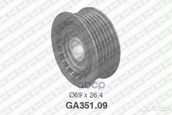 Ролик ребристый, CDI GA35109 NTN-SNR