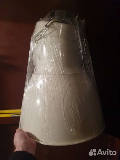 Подвесной светильник IKEA Hektar 38см, белый