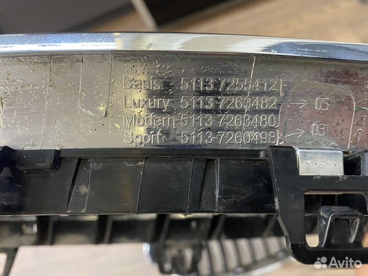 Решетка радиатора bmw f30