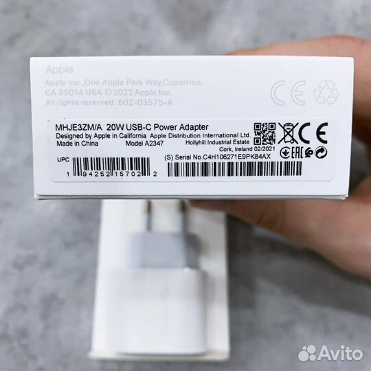 Адаптер apple 20W оригинал
