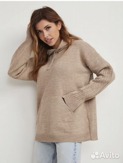 Худи с капюшоном оверсайз