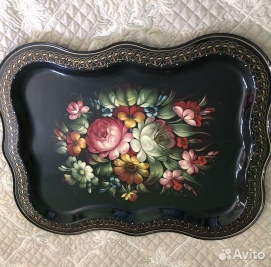 Поднос Жостово большой