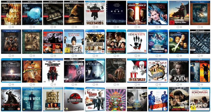 Продам коллекцию BluRay фильмов (Зона A, B)