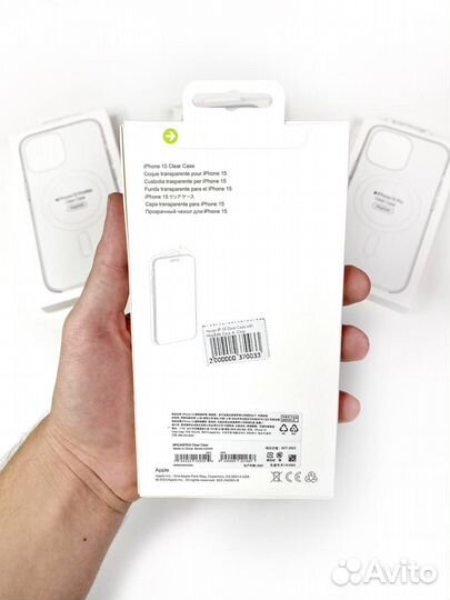 Чехол на iPhone 15, Pro, Pro Max (Прозрачный) Люкс