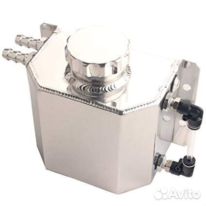 Маслоуловитель - алюминиевый 1000 мл - Полированны