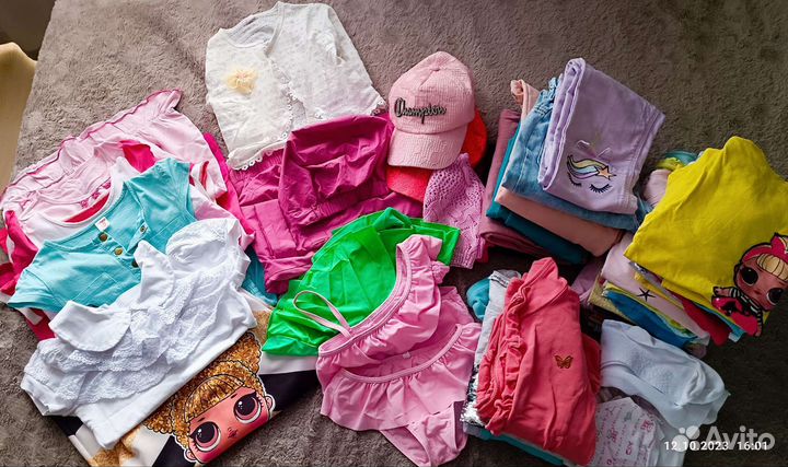 Вещи пакетом на девочку