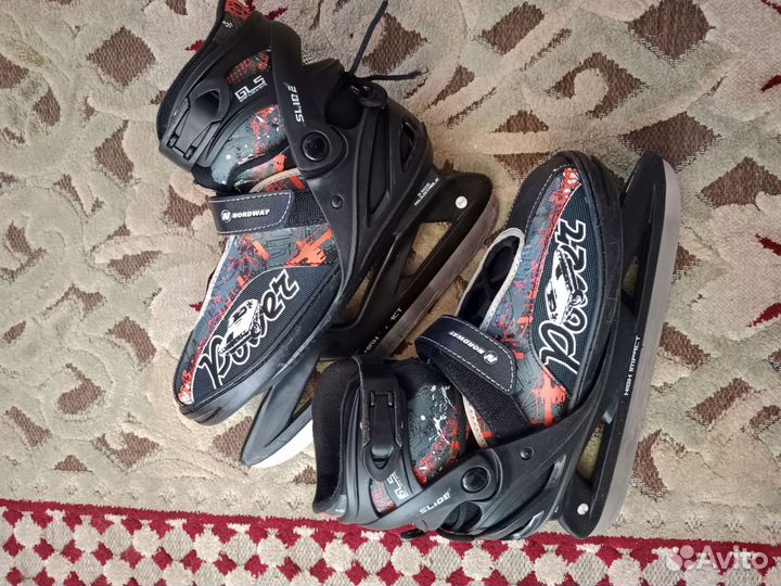 Коньки детские раздвижные б/у